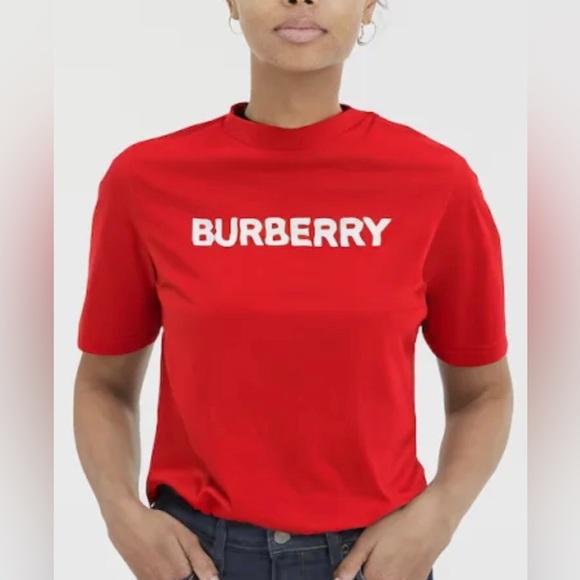 BURBERRY England Cotton T shirt L Large imported - Picture 1 of 10